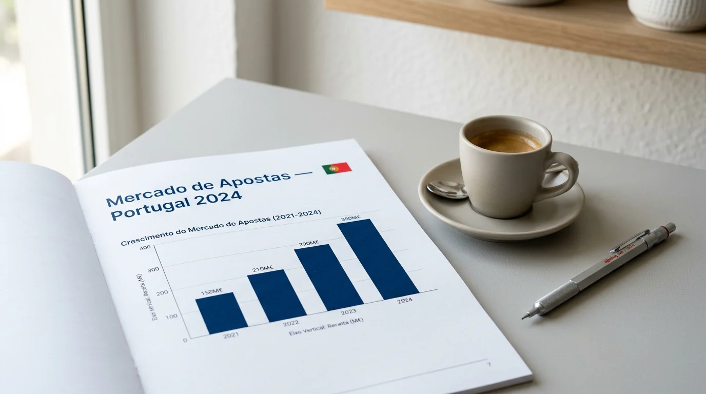 Volume de apostas desportivas online em Portugal 2024 — dados SRIJ
